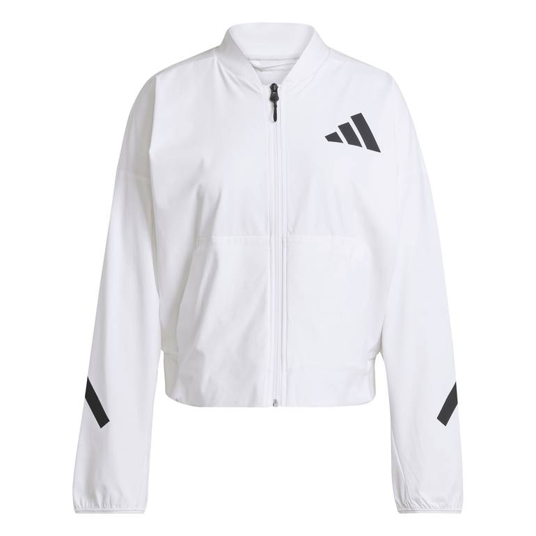 ADIDAS Z.N.E. WOVEN Bomber Jacket - WHITE - XL