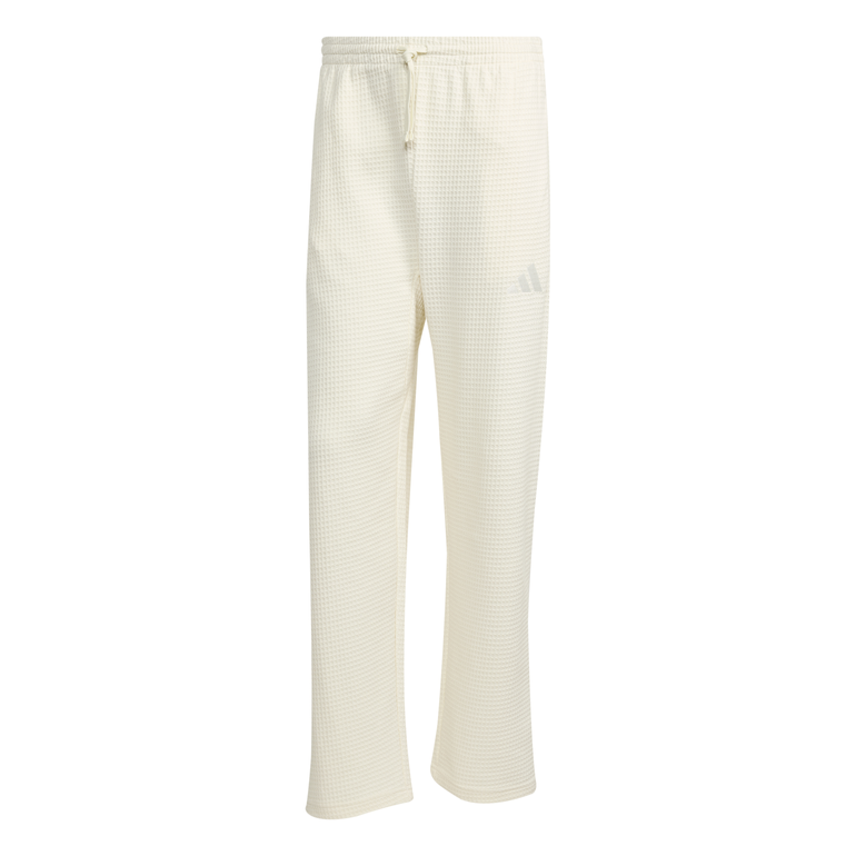 ALL SZN Waffle Knit Open Hem Joggers - S - أبيض