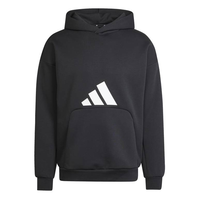 Future Icons 3 Bar Logo Hoodie - Black - L