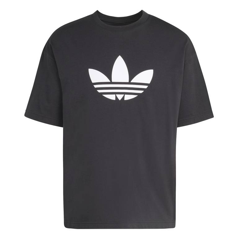 ADICOLOR TREFOIL T-Shirt - BLACK-WHI - S
