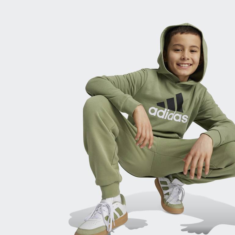 ESSENTIALS TWO-COLORED BIG LOGO COTTON HOODIE - 13-14 Years