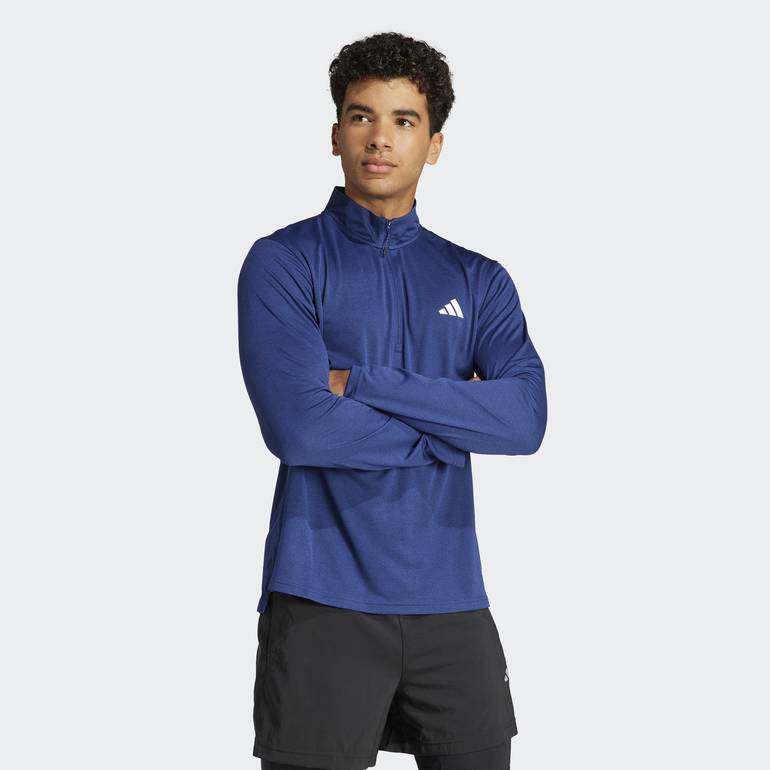 Adidas Train Essentials Half Zip Sweatshirt - 2XL