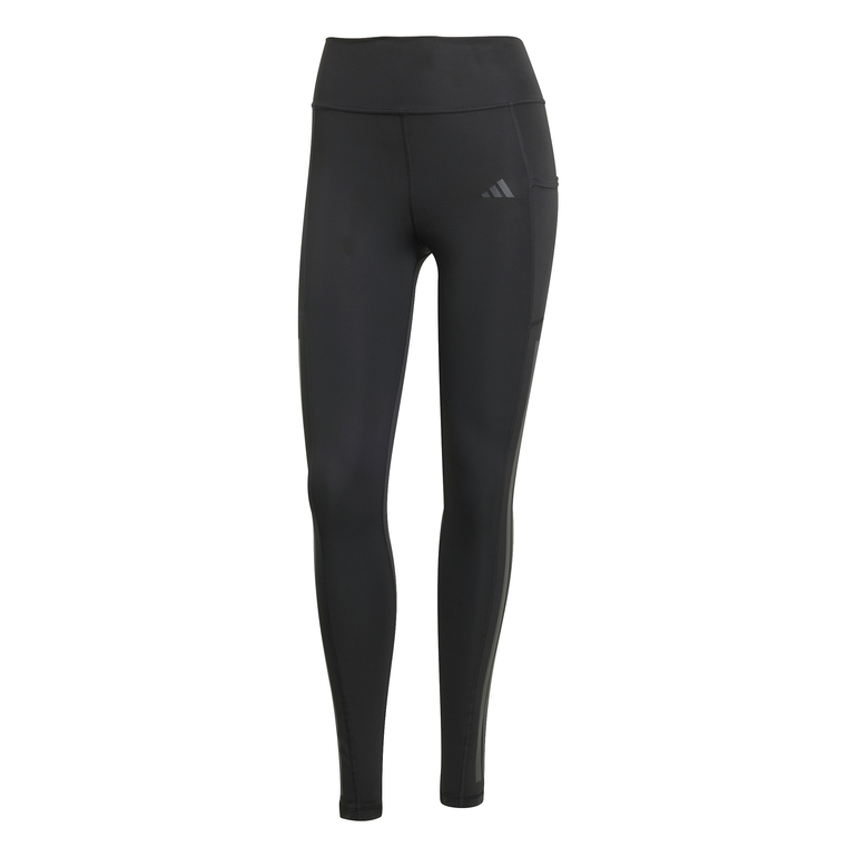 Optime 3-Stripes Full-Length Leggings - S - Black