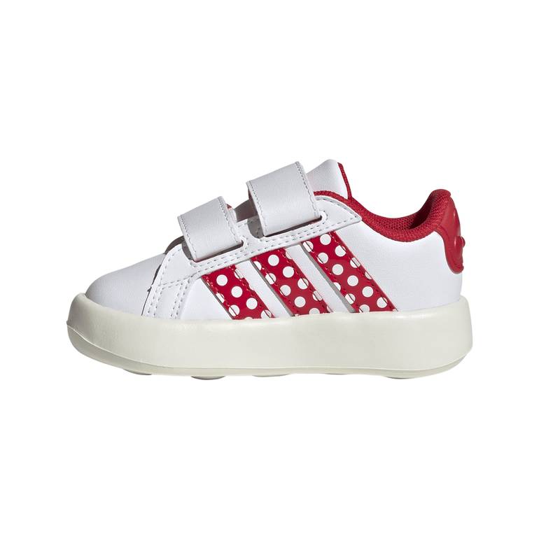ADIDAS DISNEY MICKEY MOUSE GRAND COURT SHOES INFANTS - OWHT/PURUB - 24