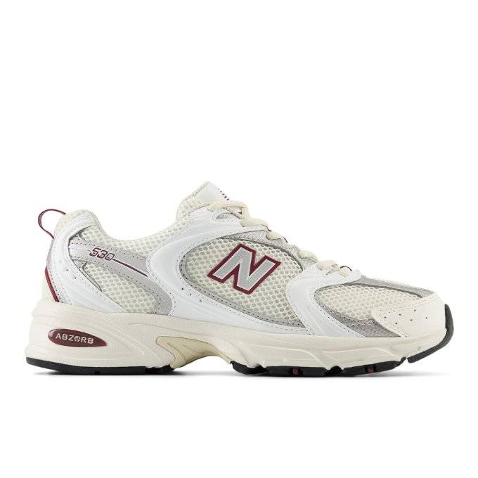 NEW BALANCE 530  - WHITE/MERCURY RED - 11