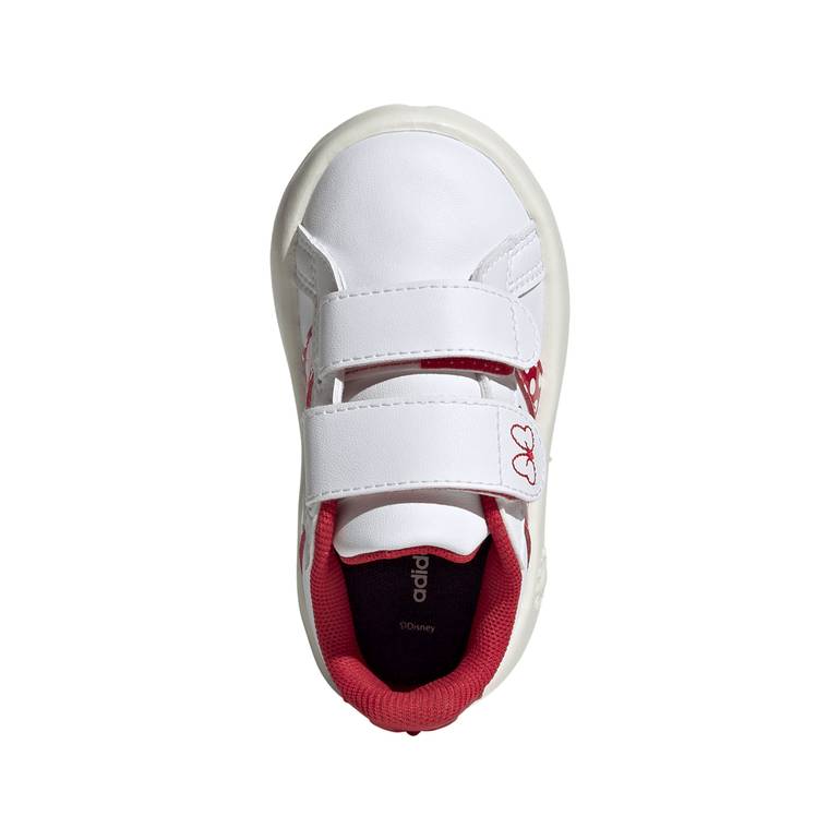 ADIDAS DISNEY MICKEY MOUSE GRAND COURT SHOES INFANTS - OWHT/PURUB - 22