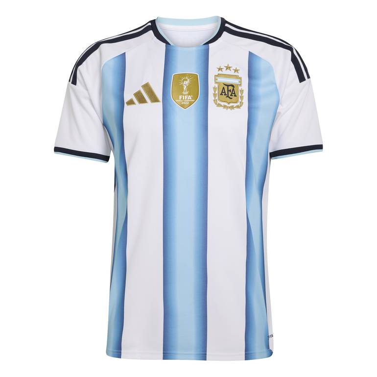 Argentina 26 Home Jersey - WHITE/BLUE - 2XL