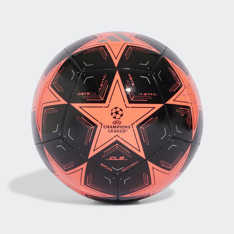 adidas UCL Club 24 Soccer Ball - Turbo/Black - 5