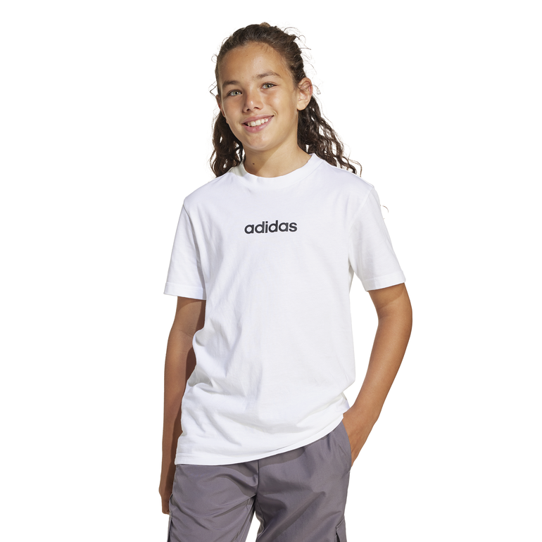 Essentials T-Shirt Kids - 9-10 Years - أبيض - أسود