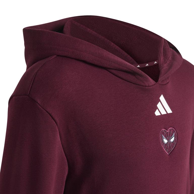 ADIDAS MARVEL SPIDER-MAN HOODED SWEAT - عنابى - 7-8 Years