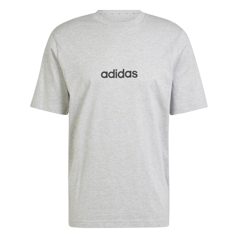 Essentials Linear Single Jersey Tee - XL - رمادي متوسط