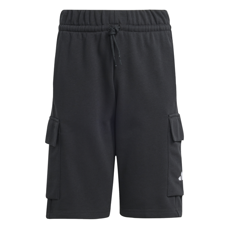 Essentials Cargo Shorts Kids - 15-16Years - BLACK-WHI