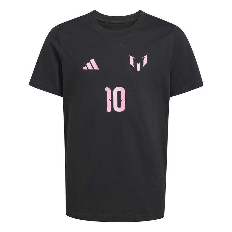 MESSI NAME&NUMBER GRAPHIC T-SHIRT - 11-12 Years - Black