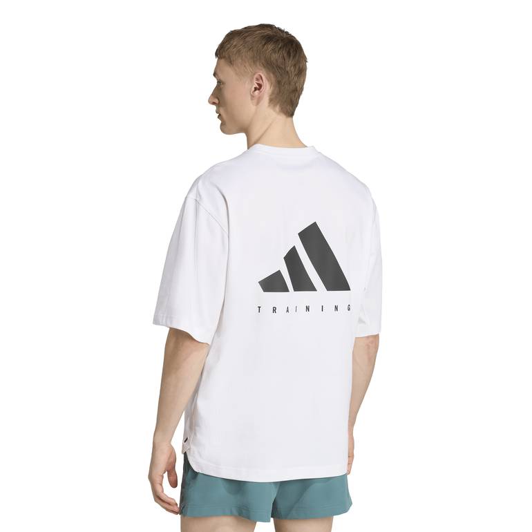 PrimeLift Workout Oversize T-Shirt - WHITE - XL