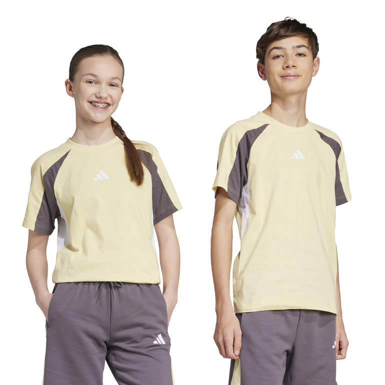 Seasonal Essentials Colorblock T-Shirt K - 176 - أصفر