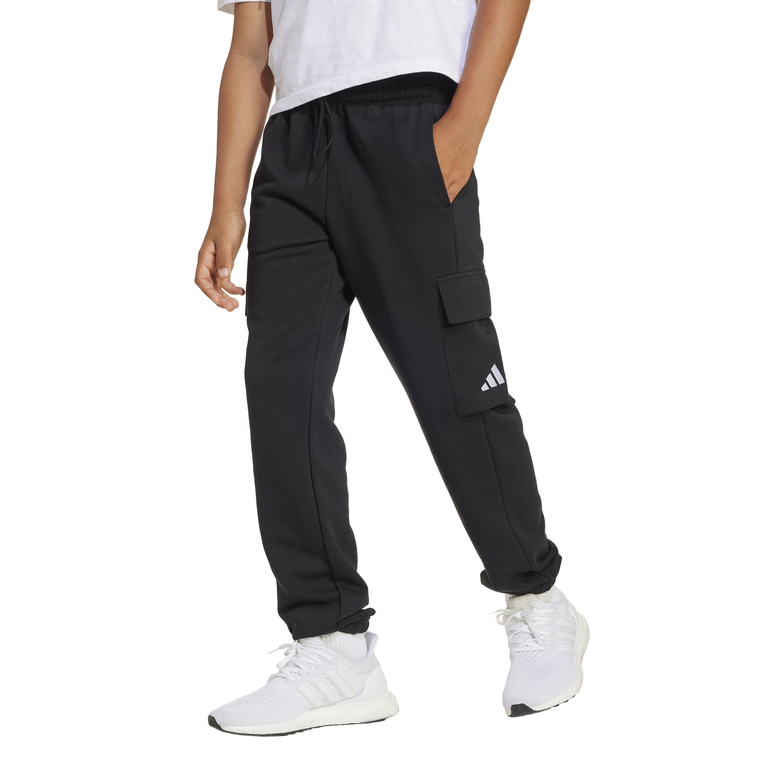 Essentials Cargo Joggers Kids - 11-12 Years - BLACK-WHI