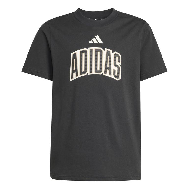STADIUM LETTERING T-SHIRT - BLACK/OWHI - 9-10 Years