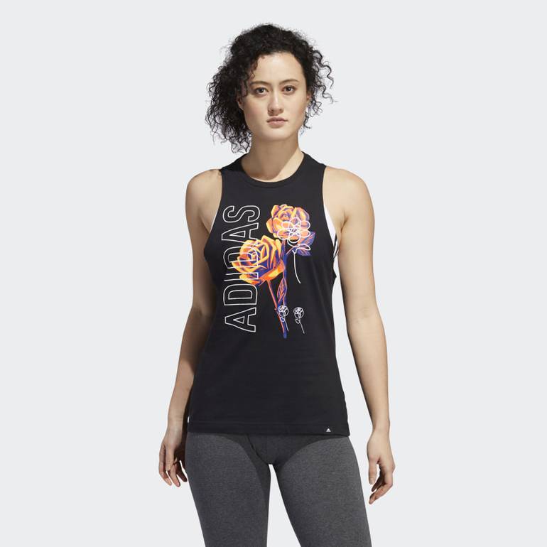 Floral Tank Top - L