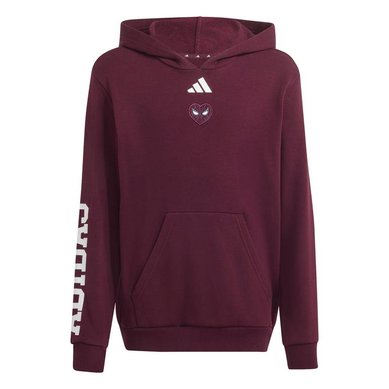 ADIDAS MARVEL SPIDER-MAN HOODED SWEAT - عنابى - 9-10 Years