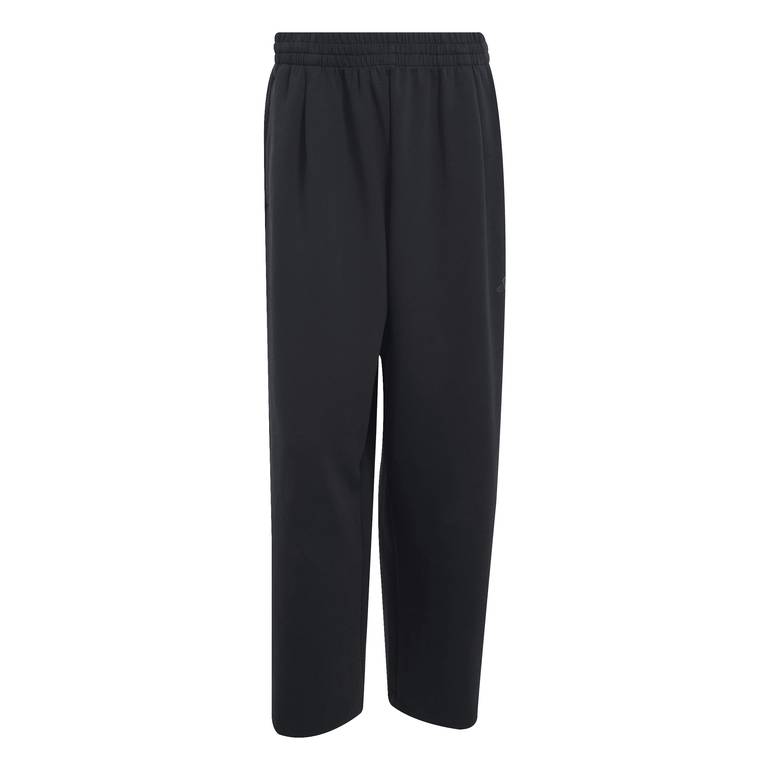 Soft Lux Straight Leg Tracksuit Bottoms - Black - XL