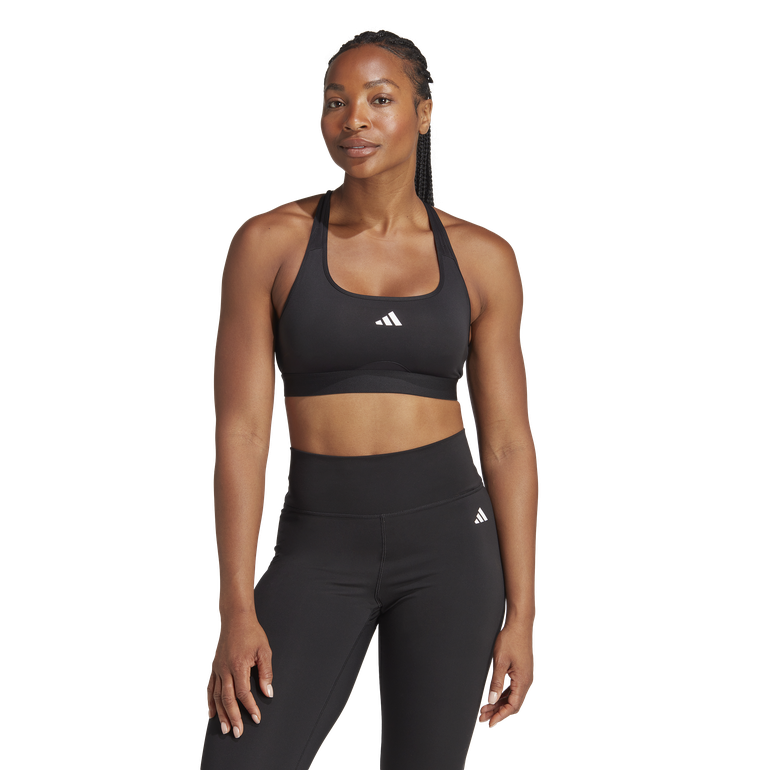 Powerreact Training Medium-Support Bra - L - Black