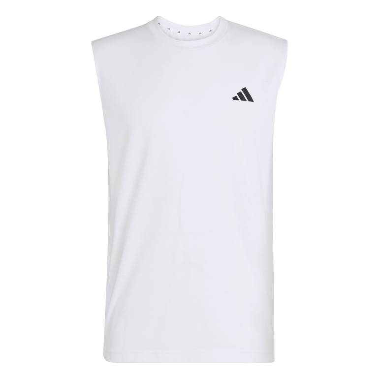 WORKOUT ESSENTIALS FEELREADY SLEEVELESS T-SHIRT - WHITE - S