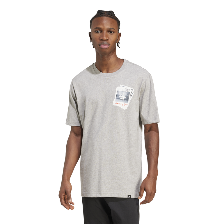 Memories Of Sport Graphic T-Shirt - S - GREY