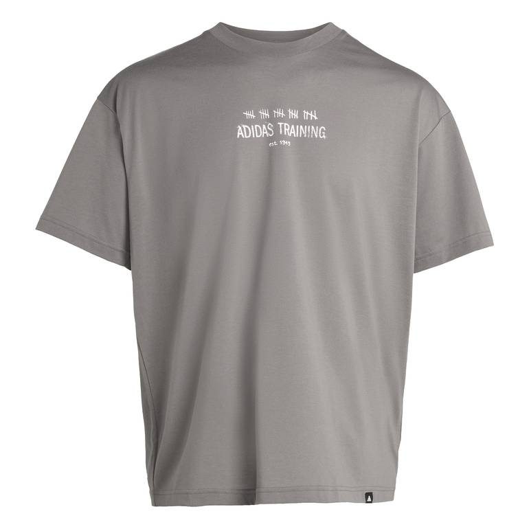 CLIMACOOL POWER TRAINING GRAPHIC T-SHIRT - S - charcoal