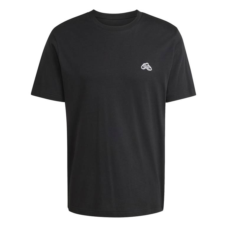 SUMMER SLIDE TRIM GRAPHIC T-SHIRT - Black - M
