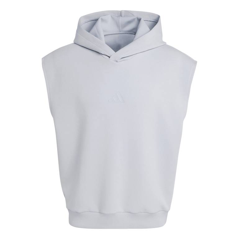 SOFT LUX HOODED VEST - HALO SILV - S