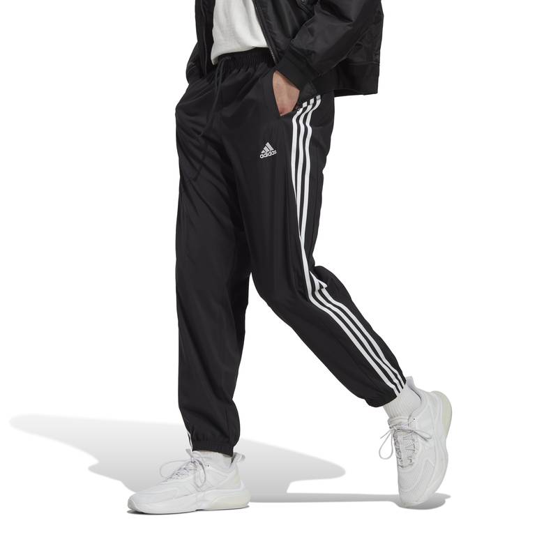 AEROREADY ESSENTIALS ELASTIC CUFF WOVEN 3-STRIPES PANTS - S