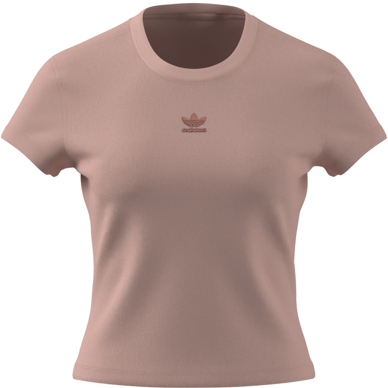 Essentials Slim T-Shirt - L - بني فاتح