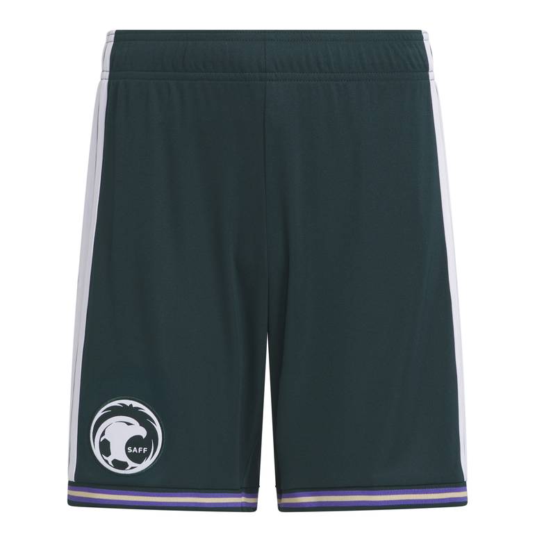Saudi Arabia 26 Home Kids Shorts - AURIVY/WHI - 15-16Years