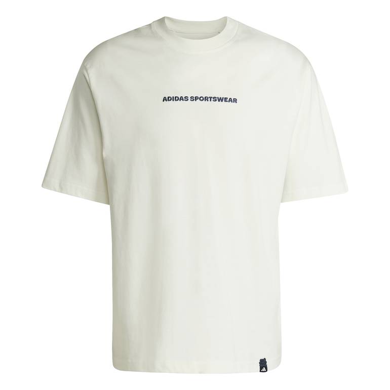 DOODLE HIKING GRAPHIC T-SHIRT - L - OWHITE