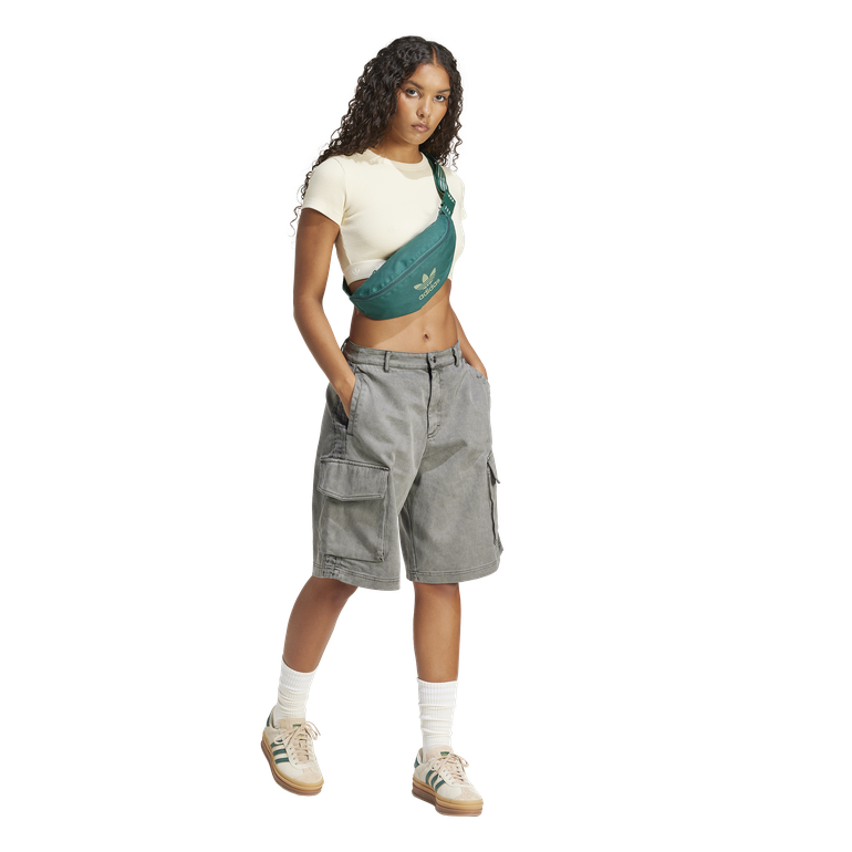 Ribbed Short Sleeve Top - S - CREAM WHITE
