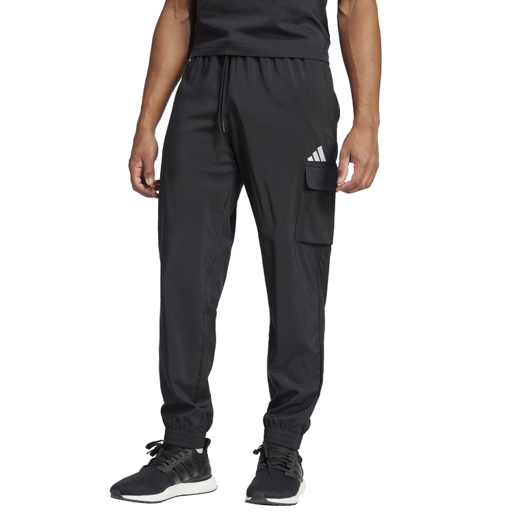 Essentials Small Logo Cargo Joggers - S - GREY