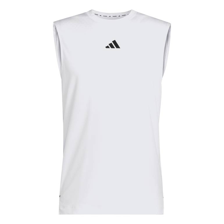 D4T PrimeLift 3 STRIPES TANK TOP - WHITE - 2XL