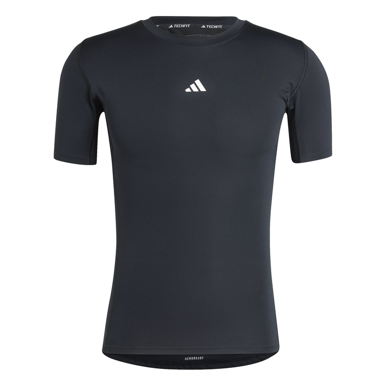 TECHFIT Compression Training T-Shirt - L - Black