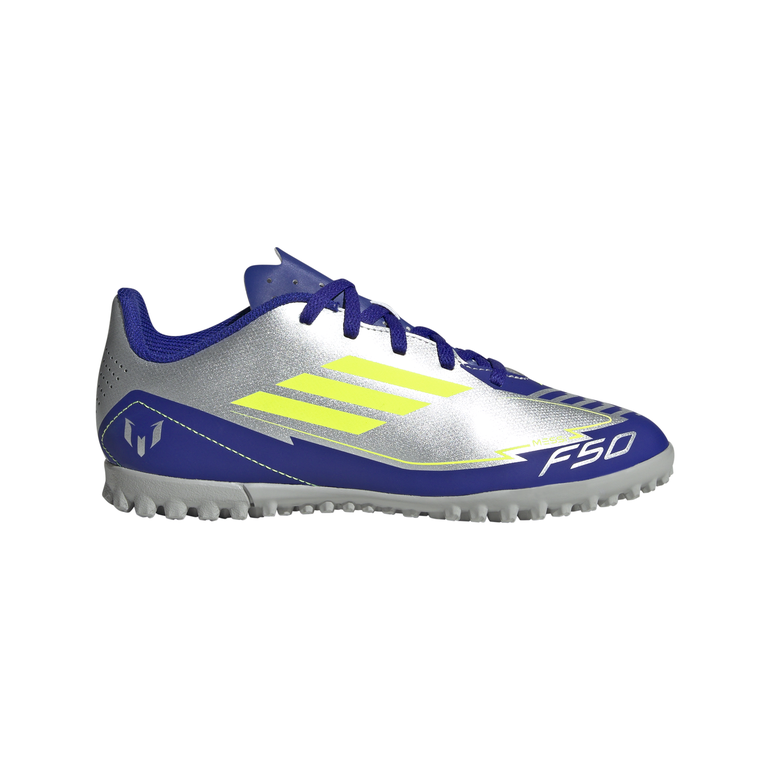 F50 Club Messi Turf Boots Kids - 35 - silver