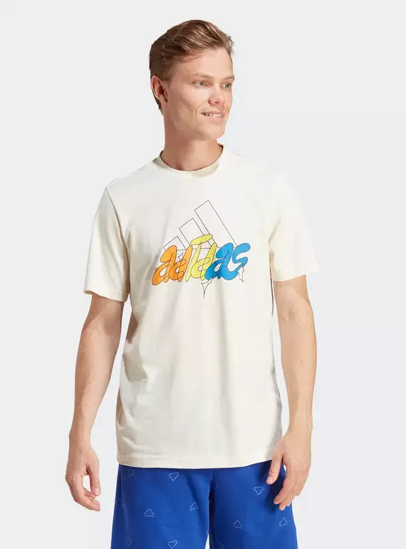 adidas Men's Illustrated Badge Graphic T-Shirt - 3XL