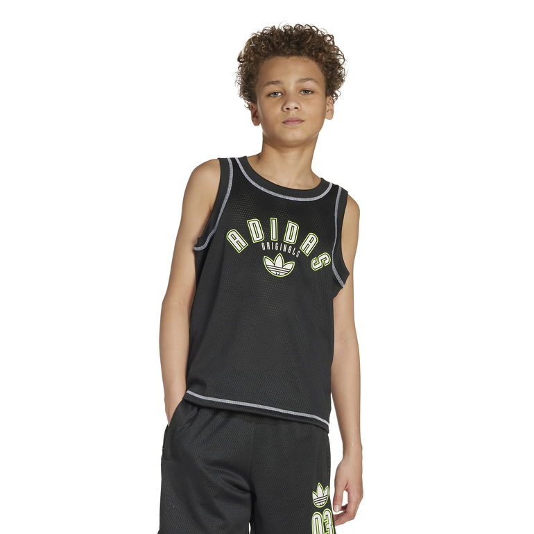 Mesh Tank Top Kids - 13-14 Years - Black