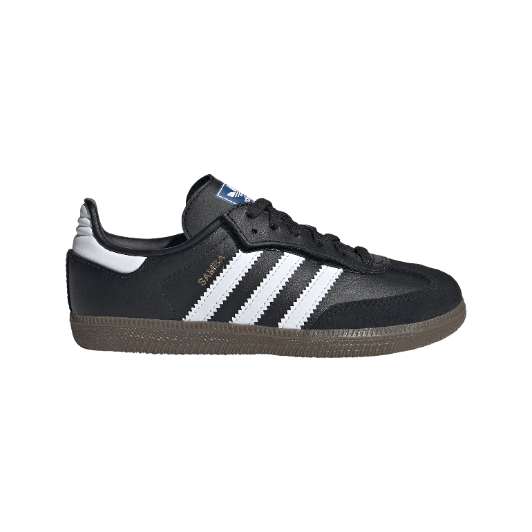 Samba OG Comfort Closure Elastic Lace Shoes Kids - 33 1/2 - BLACK/FTWW