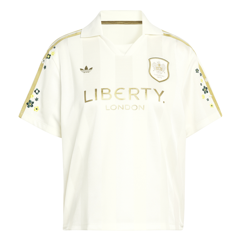 ADIDAS ORIGINALS X LIBERTY LONDON JERSEY - OFF WHITE - L