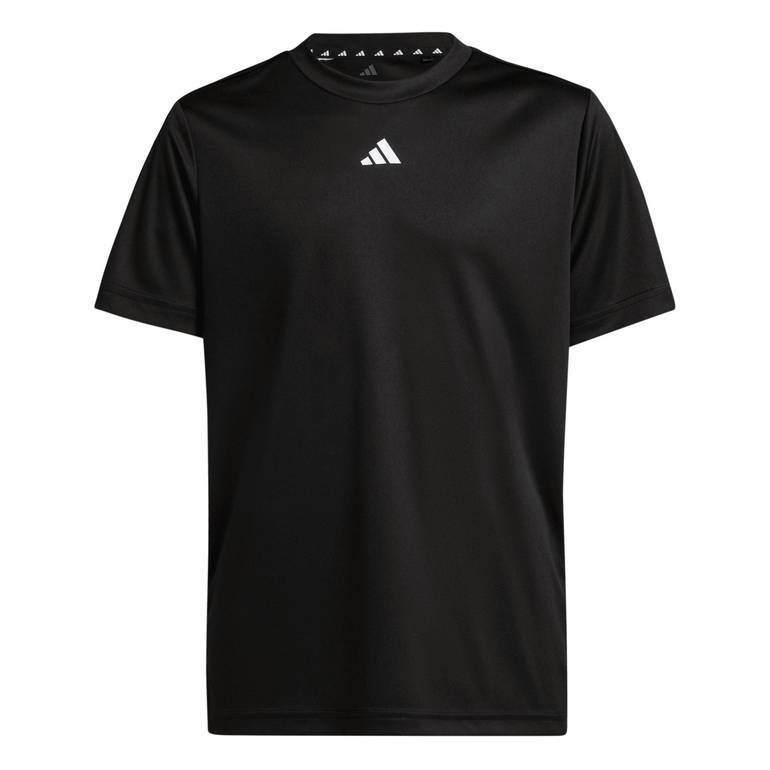 Train Essentials Logo Regular Fit T-Shirt Kids - 7-8 Years - BLACK-WHI