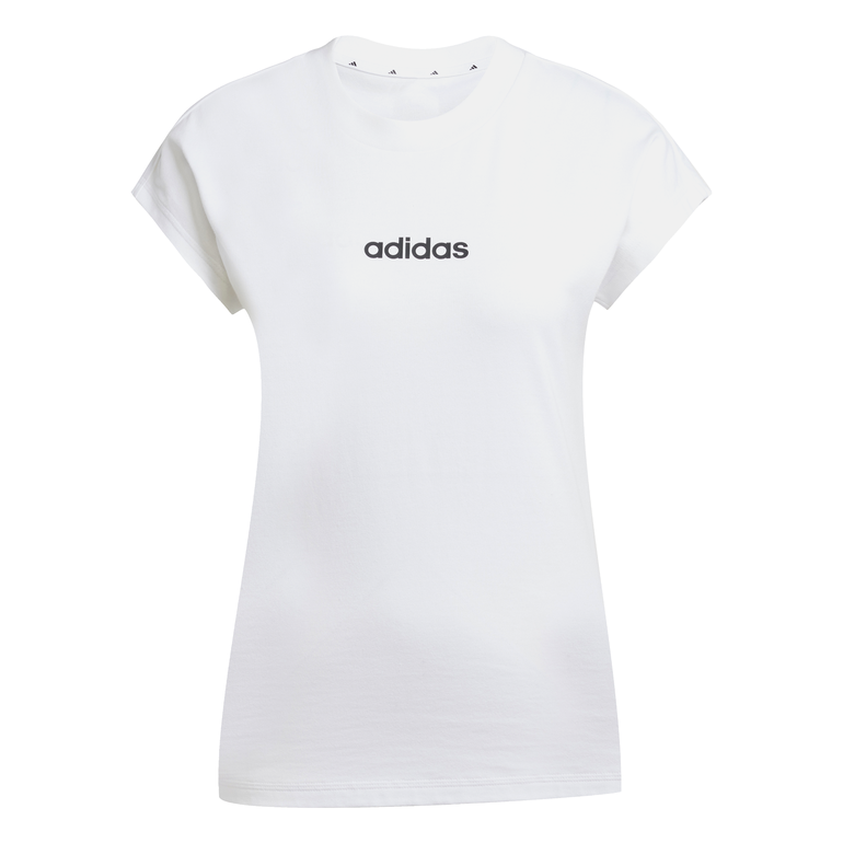 Essentials Linear Cotton T-Shirt	 - XS - WHITE/BLAC
