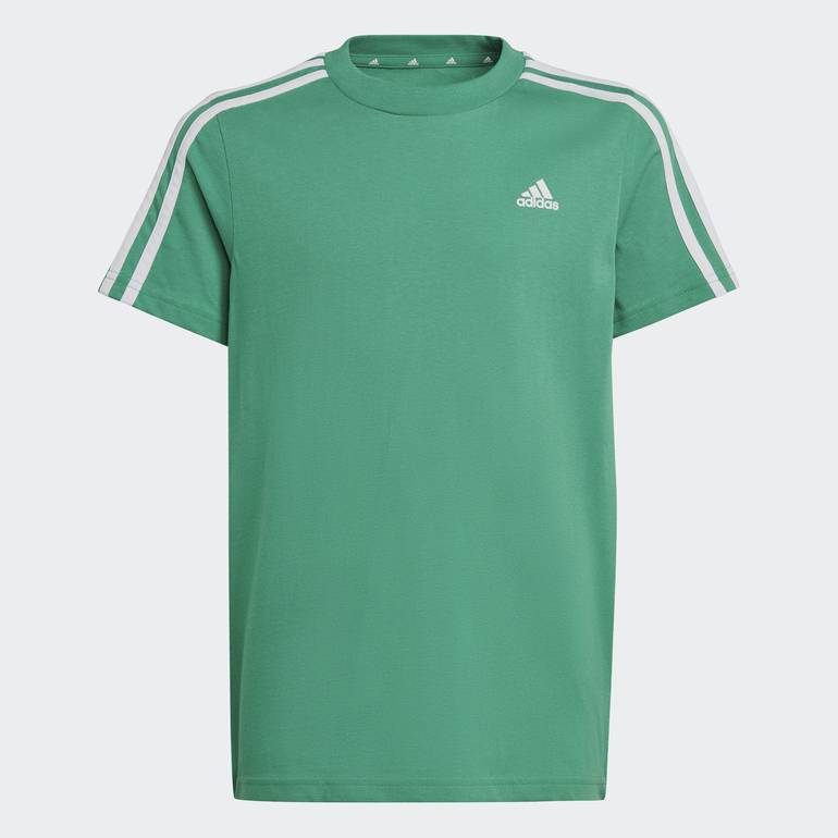 Essentials 3-Stripes Cotton Tee -      15-16 سنوات ( 176 )