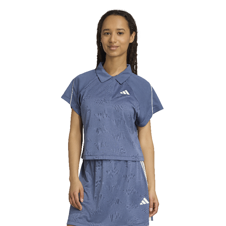 Stadium 3-Stripes Tennis Inspired Jacquard Polo Shirt T-Shirt - L - PRLOIN