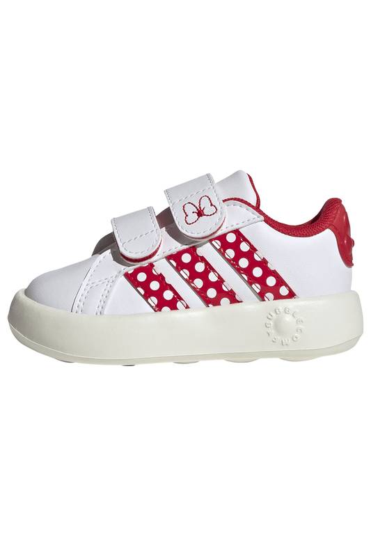 ADIDAS DISNEY MICKEY MOUSE GRAND COURT SHOES INFANTS - OWHT/PURUB - 26