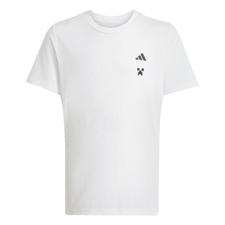 ADIDAS MINECRAFT TRAINING T-SHIRT - 7-8 Years - WHITE
