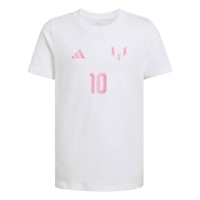 MESSI NAME&NUMBER GRAPHIC T-SHIRT - 11-12 Years - WHITE